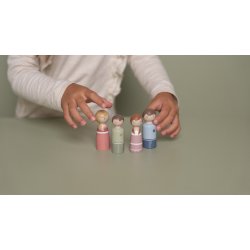 Little Dutch - Dukkes�t t. Dukkehus Rosa Familie