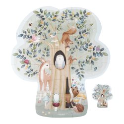 Little Dutch - Gulvpuslespil - Forest Friends 