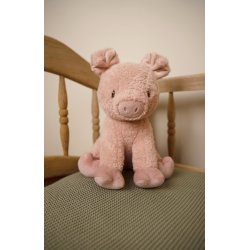 Little Dutch - Krammebamse Gris 17cm - Little Farm