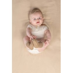 Little Dutch - Body korte �rmer Stripe Sand/White^