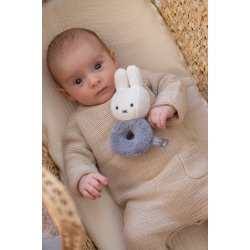 Miffy Rattle - Fluffy Blue^
