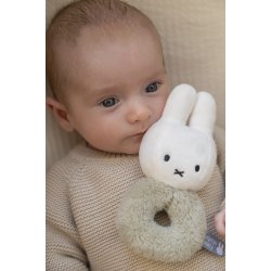 Miffy Rattle - Fluffy Green^