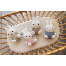 Miffy Kramme bamse 25cm - Fluffy Blue^