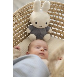 Miffy Kramme bamse 25cm - Fluffy Blue^