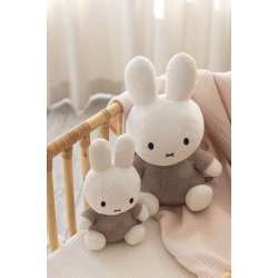 Miffy Kramme bamse 25cm - Fluffy Taupe^