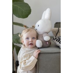 Miffy Kramme bamse 35cm - Fluffy Taupe^