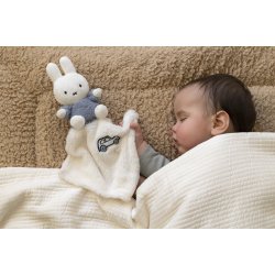Miffy Kramme bamse klud - Fluffy Blue^