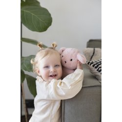 Miffy Kramme bamse Snuffie 25cm - Fluffy Pink^