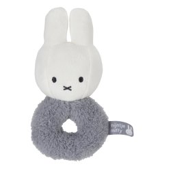 Miffy Rattle - Fluffy Blue^