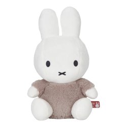 Miffy Kramme bamse 25cm - Fluffy Taupe^