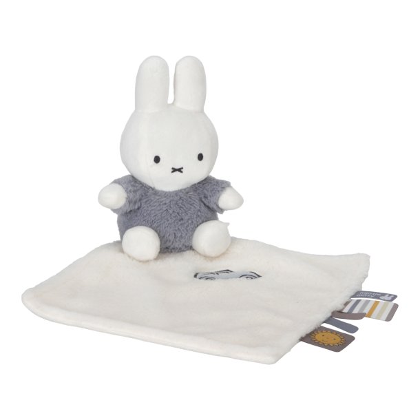 Miffy Kramme bamse klud - Fluffy Blue^