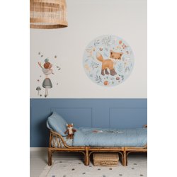 Little Dutch - Tppe Dot mixet Bl med latex bagside