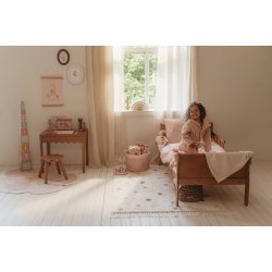 Little Dutch - Tppe Dot mixet Pink med latex bagside