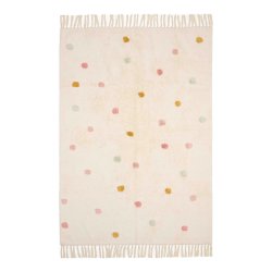 Little Dutch - Tppe Dot mixet Pink med latex bagside