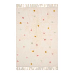 Little Dutch - Tppe Dot mixet Pink med latex bagside