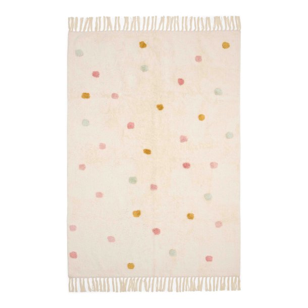 Little Dutch - Tppe Dot mixet Pink med latex bagside