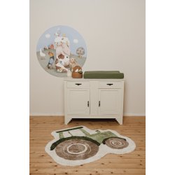 Little Dutch - Tppe Traktorformet med latex bagside