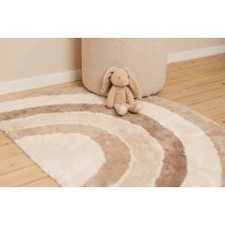 Little Dutch - Tppe Regnbueformet Naturlig med latex bagside