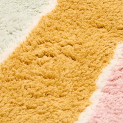 Little Dutch - Tppe Regnbueformet Pink med latex bagside