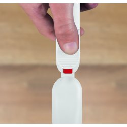 Safe &amp; Care - Presmonteret sikkerhedsgitter SC370-i - Metal - Hvid - Plastik - Hvid - 75-81 cm