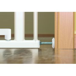 Safe &amp; Care - Presmonteret sikkerhedsgitter SC370-i - Metal - Hvid - Plastik - Hvid - 75-81 cm