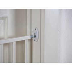 Safe &amp; Care - Skruemonteret sikkerhedsgitter SC101 - Metal - Hvid - Plastik - Hvid - 68-106 cm