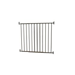 Safe &amp; Care - Skruemonteret sikkerhedsgitter SC101 - Metal - M�rkegr� - Plastik - M�rkegr� - 68-106 cm
