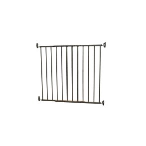 Safe & Care - Skruemonteret sikkerhedsgitter SC101 - Metal - M�rkegr� - Plastik - M�rkegr� - 68-106 cm