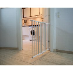 Safe &amp; Care - Skruemonteret sikkerhedsgitter SC111 - Metal - Hvid - Plastik - Hvid - 66-110 cm