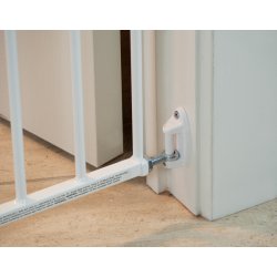 Safe &amp; Care - Skruemonteret sikkerhedsgitter SC111 - Metal - Hvid - Plastik - Hvid - 66-110 cm