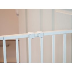 Safe &amp; Care - Skruemonteret sikkerhedsgitter SC111 - Metal - Hvid - Plastik - Hvid - 66-110 cm