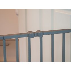 Safe &amp; Care - Skruemonteret sikkerhedsgitter SC111 - Metal - M�rkegr� - Plastik - M�rkegr� - 66-110 cm