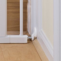 Safe &amp; Care - Presmonteret sikkerhedsgitter SC301-i - Metal - Hvid - Plastik - Hvid - 74,5-79,5 cm