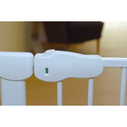 Safe &amp; Care - Presmonteret sikkerhedsgitter SC301-i - Metal - Hvid - Plastik - Hvid - 74,5-79,5 cm