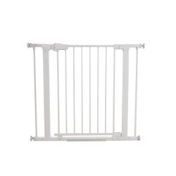 Safe &amp; Care - Presmonteret sikkerhedsgitter SC301-i - Metal - Hvid - Plastik - Hvid - 74,5-79,5 cm