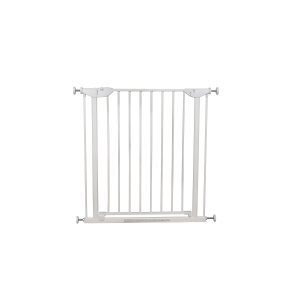 Safe & Care - Presmonteret sikkerhedsgitter SC370-i - Metal - Hvid - Plastik - Hvid - 75-81 cm