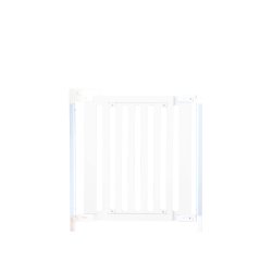 Safe &amp; Care - Skruemonteret sikkerhedsgitter SC500 - Plastik Hvid - Tr� - Hvid 76-105 cm