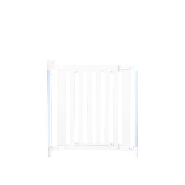 Safe &amp; Care - Skruemonteret sikkerhedsgitter SC500 - Plastik Hvid - Tr - Hvid 76-105 cm