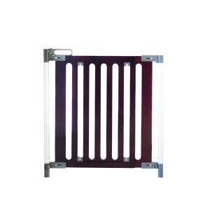 Safe & Care - Skruemonteret sikkerhedsgitter SC500 - Plastik - M�rkegr� - Tr� - M�rkbrun - 76-105 cm