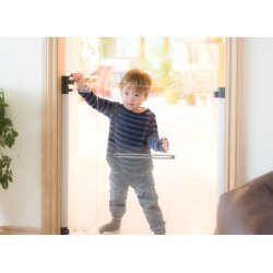 Safe &amp; Care - Skruemonteret sikkerhedsgitter SC510 - Metal - Alu-farvet - Panel - Transparent - 75-100 cm