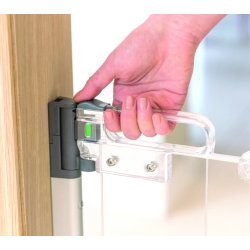 Safe &amp; Care - Skruemonteret sikkerhedsgitter SC510 - Metal - Alu-farvet - Panel - Transparent - 75-100 cm