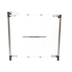 Safe &amp; Care - Skruemonteret sikkerhedsgitter SC510 - Metal - Alu-farvet - Panel - Transparent - 75-100 cm
