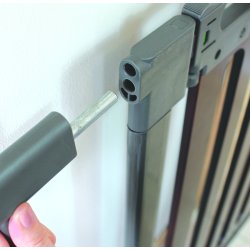 Safe &amp; Care - Gitter-forl�nger 2 x 7 cm SC540 - Metal - M�rkegr� - Plastik - M�rkegr�