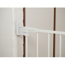 Safe &amp; Care - Skruemonteret sikkerhedsgitter SC702-80 - Metal - Hvid - Plastik - Hvid - 90-330 cm^