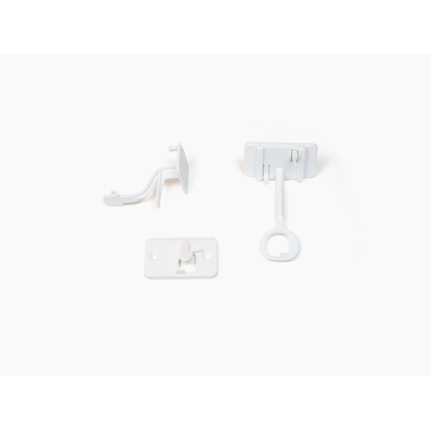 Safe &amp; Care - Tape-baseret l�s til nedre skuffer SC801 - Plastik - Hvid