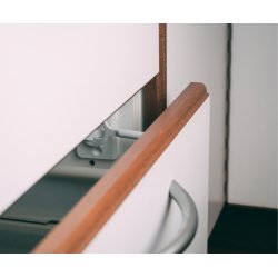 Safe &amp; Care - Tape-baseret l�s til nedre skuffer SC801 - Plastik - Hvid