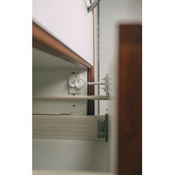 Safe &amp; Care - Tape-baseret l�s til nedre skuffer SC801 - Plastik - Hvid