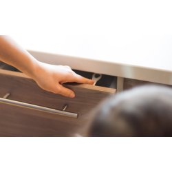 Safe &amp; Care - Tape-baseret topskuffe-l�s SC802 - Plastik - Hvid