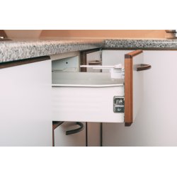 Safe &amp; Care - Tape-baseret topskuffe-l�s SC802 - Plastik - Hvid