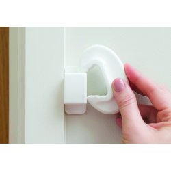 Safe &amp; Care - D�rstopper med "parkeringsplads" SC806 - Plastik - Hvid